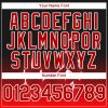 Custom Black Red-White 3D Pattern Design Lightning Authentic Baseball Jersey - Image 5