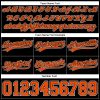 Custom Black Orange-White Authentic Basketball Shorts - Image 3