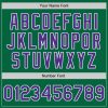 Custom Kelly Green Purple-White Bomber Full-Snap Varsity Letterman Two Tone Jacket - Image 5