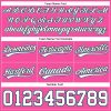Custom Pink White Black-Light Blue Authentic Throwback Basketball Shorts - Image 3