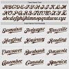 Custom White Brown Pinstripe Brown-Red Authentic Raglan Sleeves Baseball Jersey - Image 5