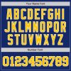Custom Royal Gold-White Authentic Baseball Jersey - Image 5