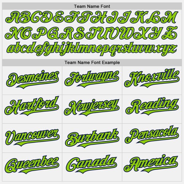 Custom White (Navy Neon Green Pinstripe) Neon Green-Navy Authentic Baseball Jersey - Image 4